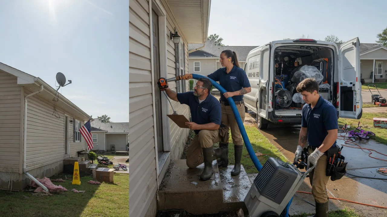 Ceiling Water Damage Restoration in Barronett, WI near me